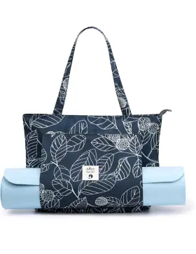 YJB01 WLLWOO FANCY FOREST Yoga Bag Canvas Tote Mat Carrier