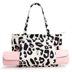 B0B6NS9Y9Z WLLWOO Yoga Mat Bag Women Tote Canvas Pilates