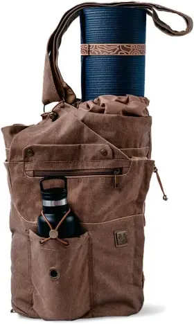 631384892709 WRASCO Yoga Mat Bag Women Men Canvas
