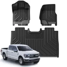 774196612759 WUTGHUI Tpe Weather Floor Mats Ford Lightning