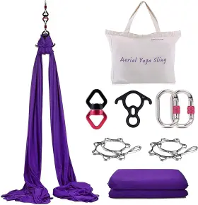 COSXSHG284DP WWAHUAYUAN Aerial Silks Yoga Pilates Swing