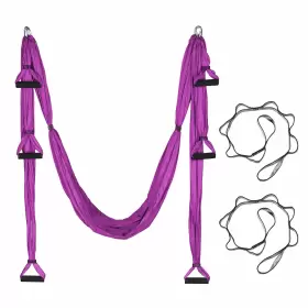 05YGS001-8X5FT-05 XCCERIES Aerial Flying Yoga Swing Set Sling #3