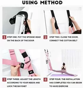 696629470234 XEMZ Yoga Fitness Stretching Strap Leg Stretcher #3