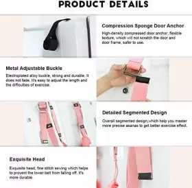 696629474560 XEMZ Fitness Yoga Stretching Strap Leg Stretcher #2 696629474560 XEMZ Fitness Yoga Stretching Strap Leg Stretcher #2