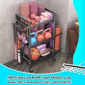 LI47 XIAOPEIZHI Yoga Mat Storage Rack Fitness Organiser Gym #3