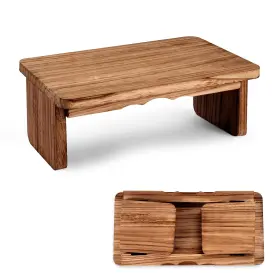 YGY000 YERGOFE Folding Yoga Meditation Bench Kneeling Wooden