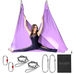 810073381025 YES4ALL Tricot Fabric Aerial Yoga Hammock Silks
