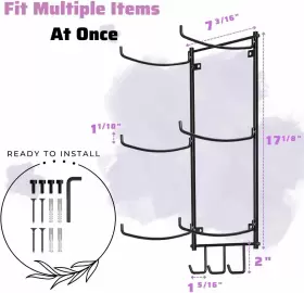 K1HT YES4ALL Steel Yoga Mat Rack Organizer Holders #3
