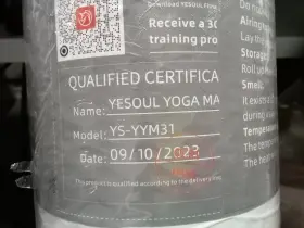YS-YYM31 YESOUL Yoga Mat Rubber Polyurethane Exercise Gym #3