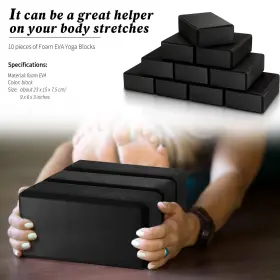 VI-YILLOOG-1592 YILLOOG Foam Eva Yoga Blocks Bricks Slip Sup #2 VI-YILLOOG-1592 YILLOOG Foam Eva Yoga Blocks Bricks Slip Sup #2