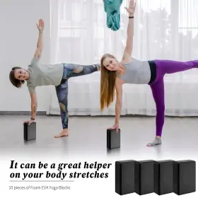 VI-YILLOOG-1592 YILLOOG Foam Eva Yoga Blocks Bricks Slip Sup #3 VI-YILLOOG-1592 YILLOOG Foam Eva Yoga Blocks Bricks Slip Sup #3