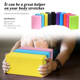 VI-YILLOOG-1594 YILLOOG Foam Eva Yoga Blocks Bricks Slip #3