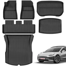 Mayimmlxxd YITAMOTOR Floor Mats Tpe Lite Tesla Highland Row