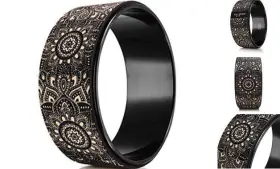 Wheel-mandala-black YOGA DESIGN LAB Eco Printed Padded Dharma