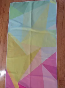 646648208028 YOGA DESIGN LAB Travel Mat Geometric Towel #3