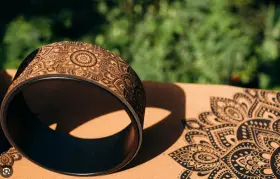 897105600497 YOGA DESIGN LAB Cork Wheel Mandala