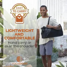 860011081418 YOGA DOOD Bag Spacious Mat Carrier Women Men Fi #3