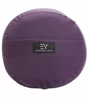 8142083-0001 YOGA EVERYDAY Bolster Meditation Pillow Plum #3