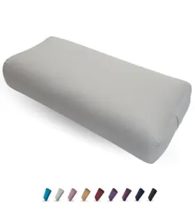 8142084-0007 YOGA EVERYDAY Bolster Meditation Pillow Slate