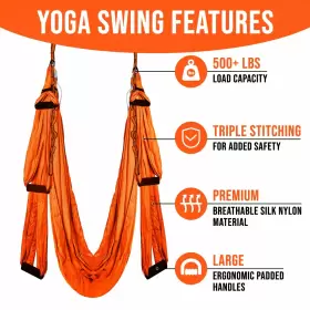 061005020047 YOGA SWING PRO Aerial Hammock Anti Gravity Kit #3 061005020047 YOGA SWING PRO Aerial Hammock Anti Gravity Kit #3