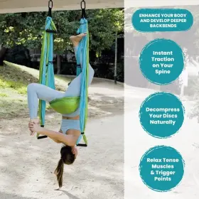 60240 YOGA TRAPEZE Aqua Lime #2 60240 YOGA TRAPEZE Aqua Lime #2