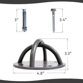 602401810396 YOGA TRAPEZE Ceiling Hooks Hold Up Anchors #2