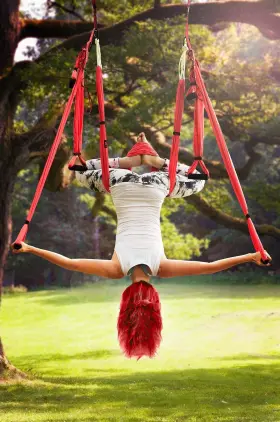 643690915263 YOGA4YOU Aerial Yoga Swing Set Hammock Sling #2