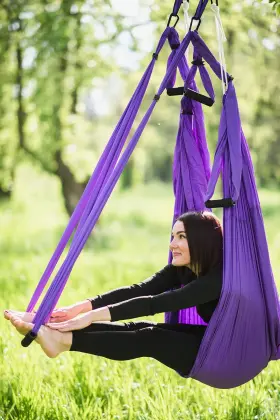 643690915294 YOGA4YOU Aerial Yoga Swing Set Hammock Sling #2