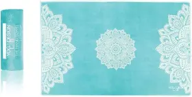 Yogadesignlab 649870641915 Yoga Design Lab The Hand Towel Premium Non Slip Mandala Turquoise