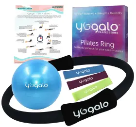 602003991448 YOGALO Pilates Ring Ball Set Resistance Bands