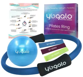 682318765286 YOGALO Pilates Ring Ball Set Resistance Bands