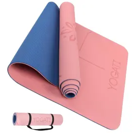 037203892125 YOGATI Yoga Mat Alignment Lines Exercise Strap