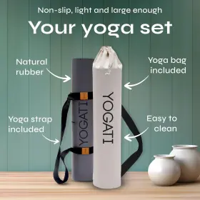 197644630400 YOGATI Yoga Mat Bag Strap Slip Rubber Women #2