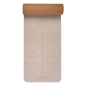 197644944156 YOGATI Yoga Mat Slip Strap Alignment Lines #2