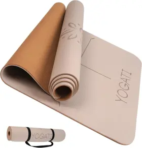 313102769707 YOGATI Slip Yoga Strap Pilates Exercise Mat