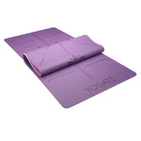 785614237515 YOGATI Yoga Mat Alignment Lines Exercise Strap #3