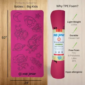 718569488756 YOGI JUNIOR Kids Yoga Mat Pvc Double Layered Tpe #2