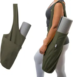 647356952210 YOGIII Yoga Mat Bag Yogiiitote Sling Olivine #2