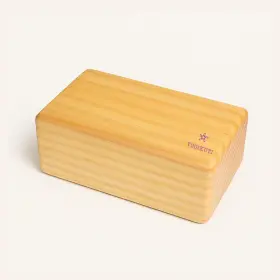Yogikuti Bl-01 Wooden Yoga Block - Eco-friendly Non-slip Durable For Stability &