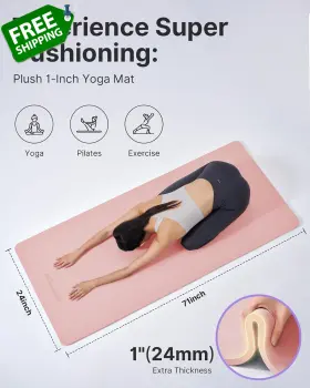 445019659628 YOTTOY Yoga Mat Tpe Exercise #3