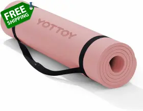445019659628 YOTTOY Yoga Mat Tpe Exercise