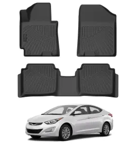 QJY-JD0268 YUMEMOO Floor Mats Hyundai Elantra Weather Tpe QJY-JD0268 YUMEMOO Floor Mats Hyundai Elantra Weather Tpe