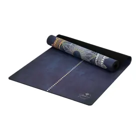 M1-2V8X-6YQZ YVONNE Mandala Majesty Yoga Mat Slip Eco Natural