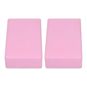 YWBL-WHXKQNUA81ZO YWBL-WH Yoga Block Set Pack Eva Foam Pink