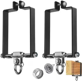 JY-FK2 YYIWHMY Swing Hangers Set Wooden Snap Hooks Har