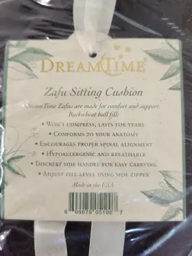 20DSPR ZAFU Meditation Cushion Round Handcrafted