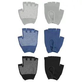 683007485652 ZAPLYTE Yoga Gloves Slip Fingerless Pilates