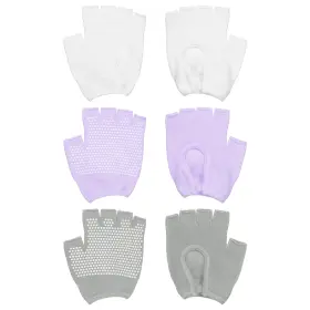 683007485775 ZAPLYTE Yoga Gloves Slip Fingerless Pilates