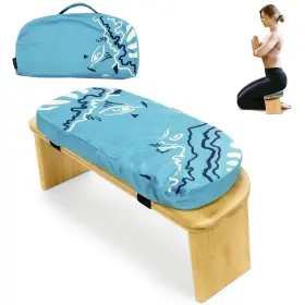 850056938204 ZAVEUR Meditation Bench Ergonomic Stool Pra