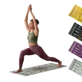 850056938273 ZAVEUR Dancing Ladies Polyurethane Yoga Mat Prem